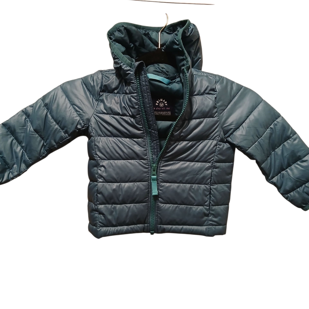 Primary Teal Quilted Jacket
